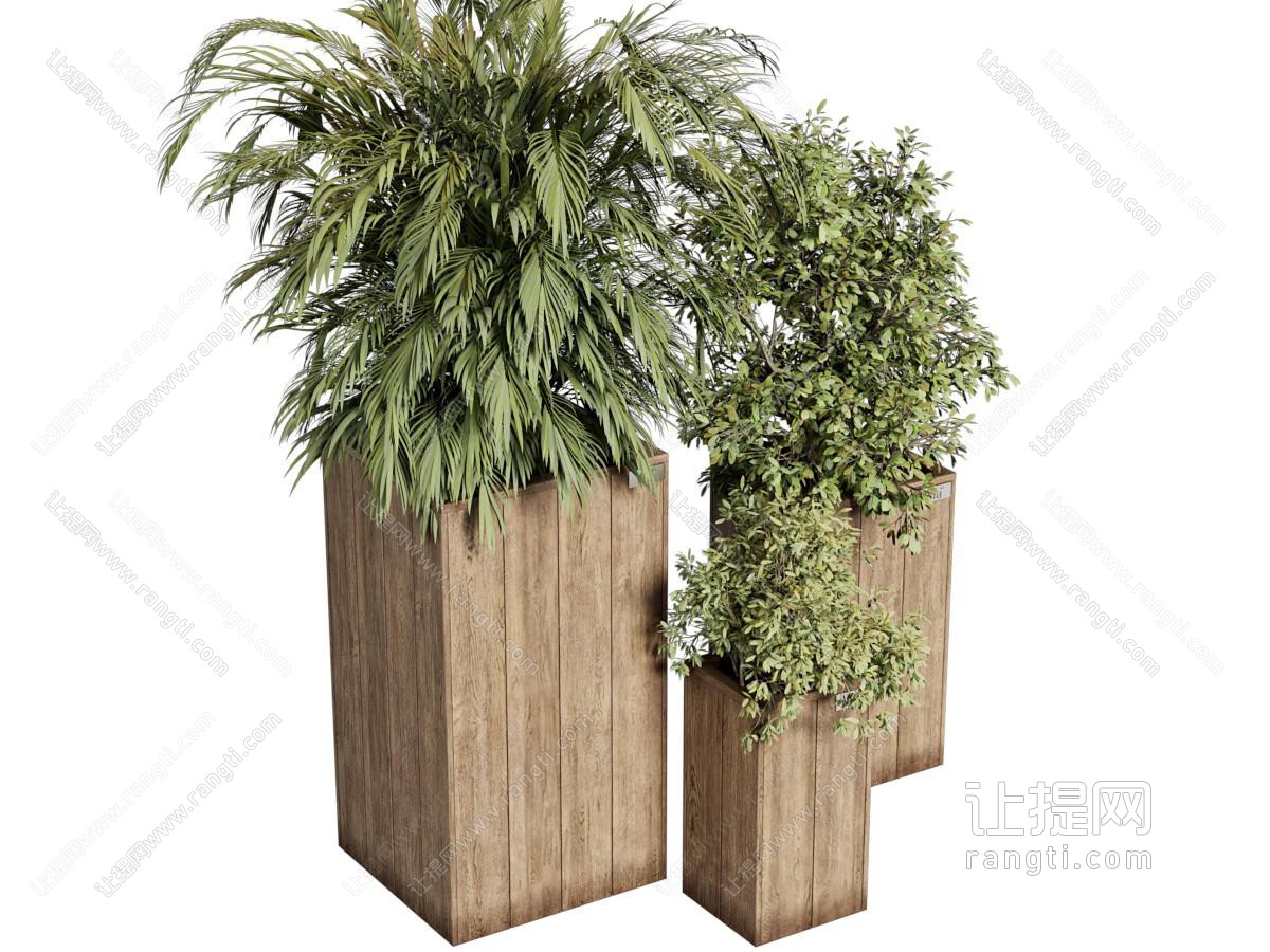 现代实木花箱 花草盆景盆栽植物