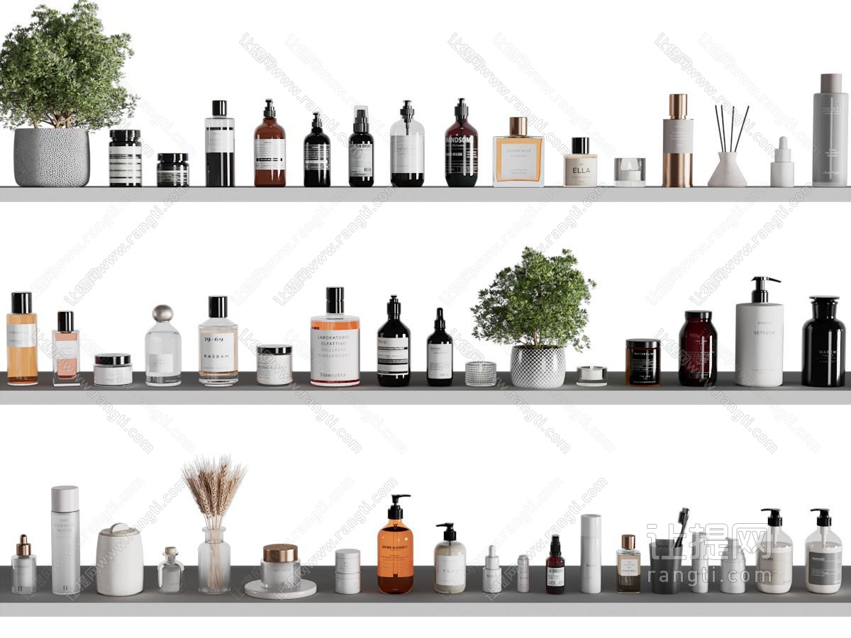 现代洗护用品 香薰 卫浴小件