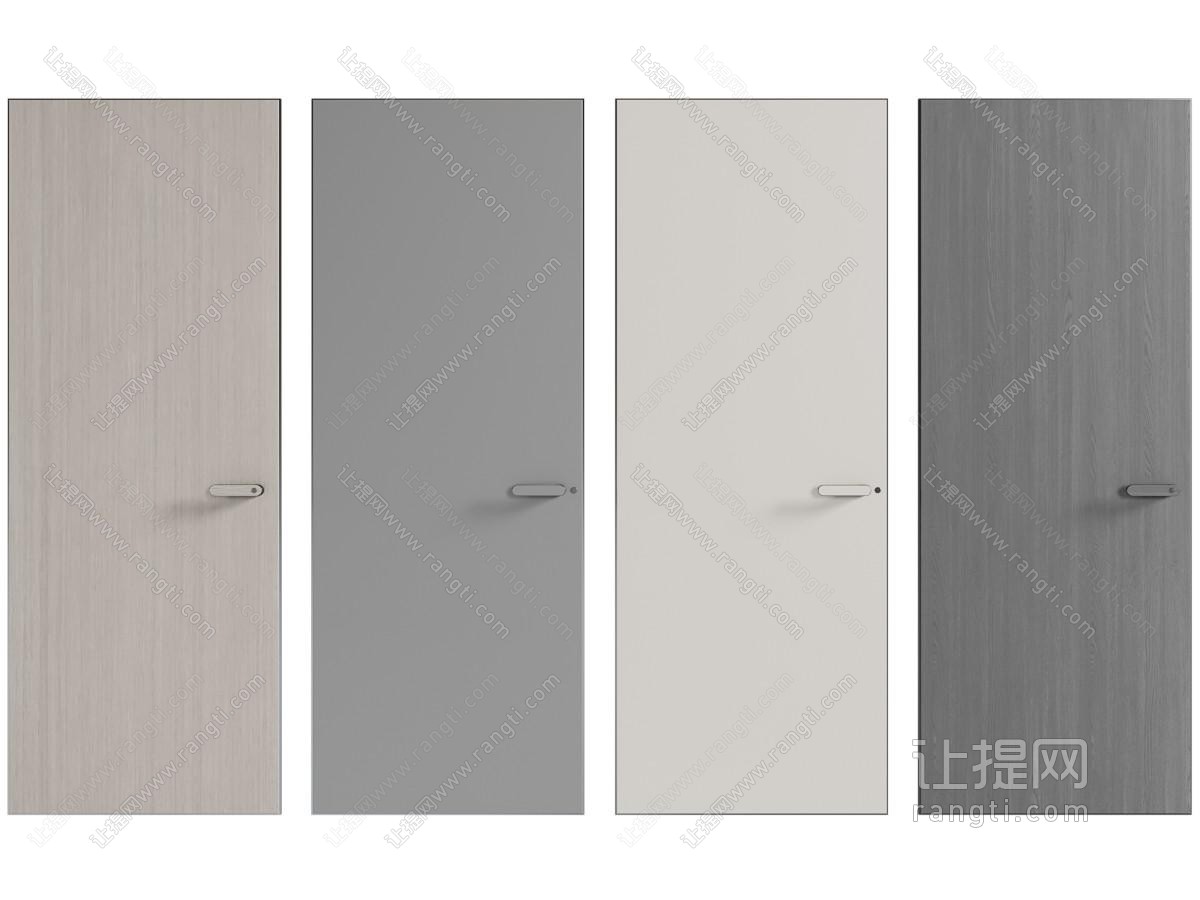 现代单扇实木平开门 房门