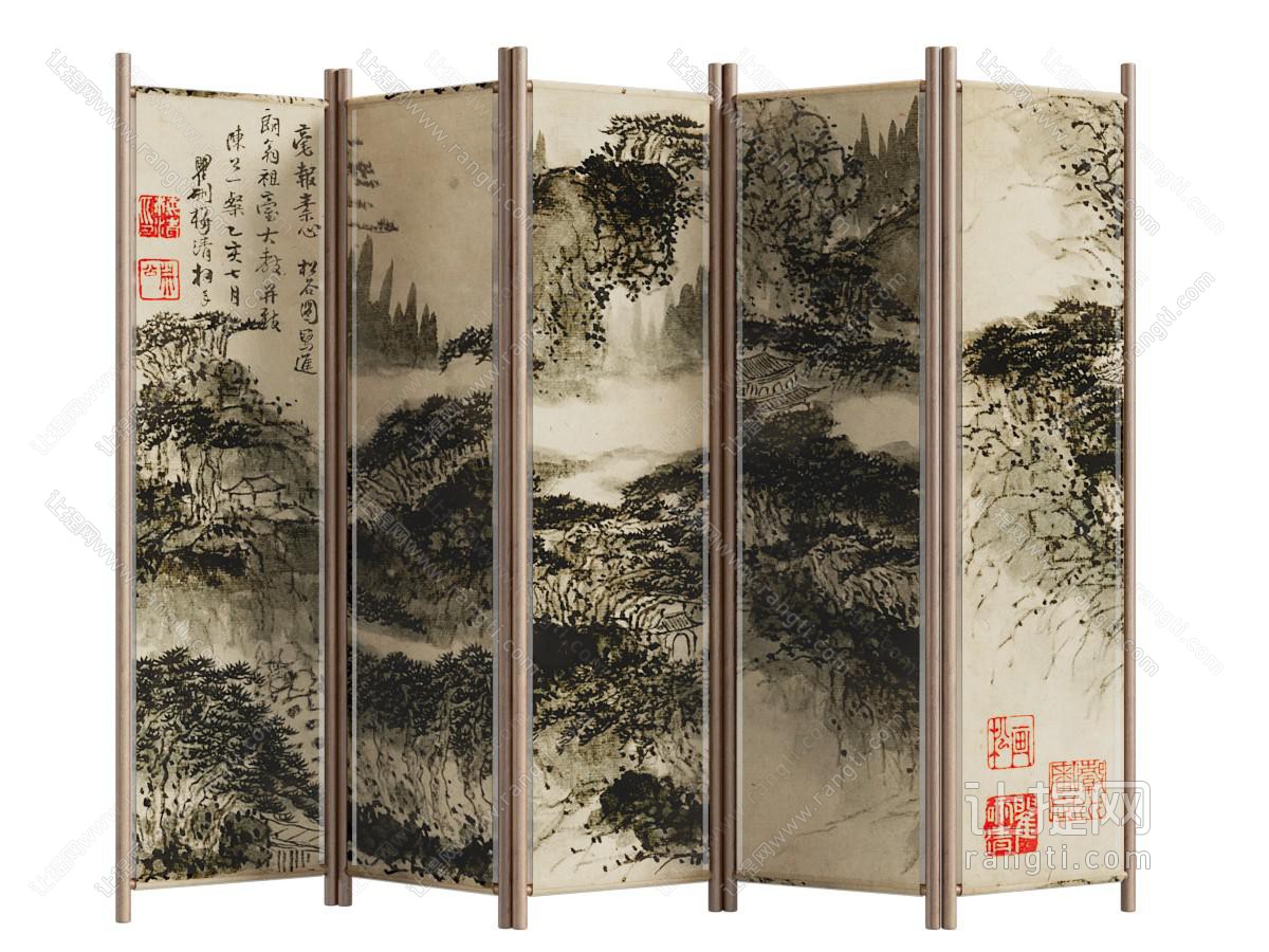 新中式屏风