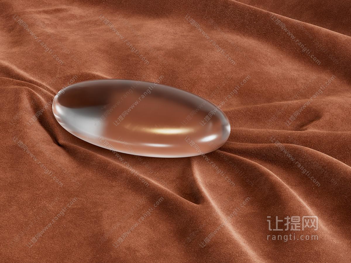 现代透明皂 美陈 摆件组合