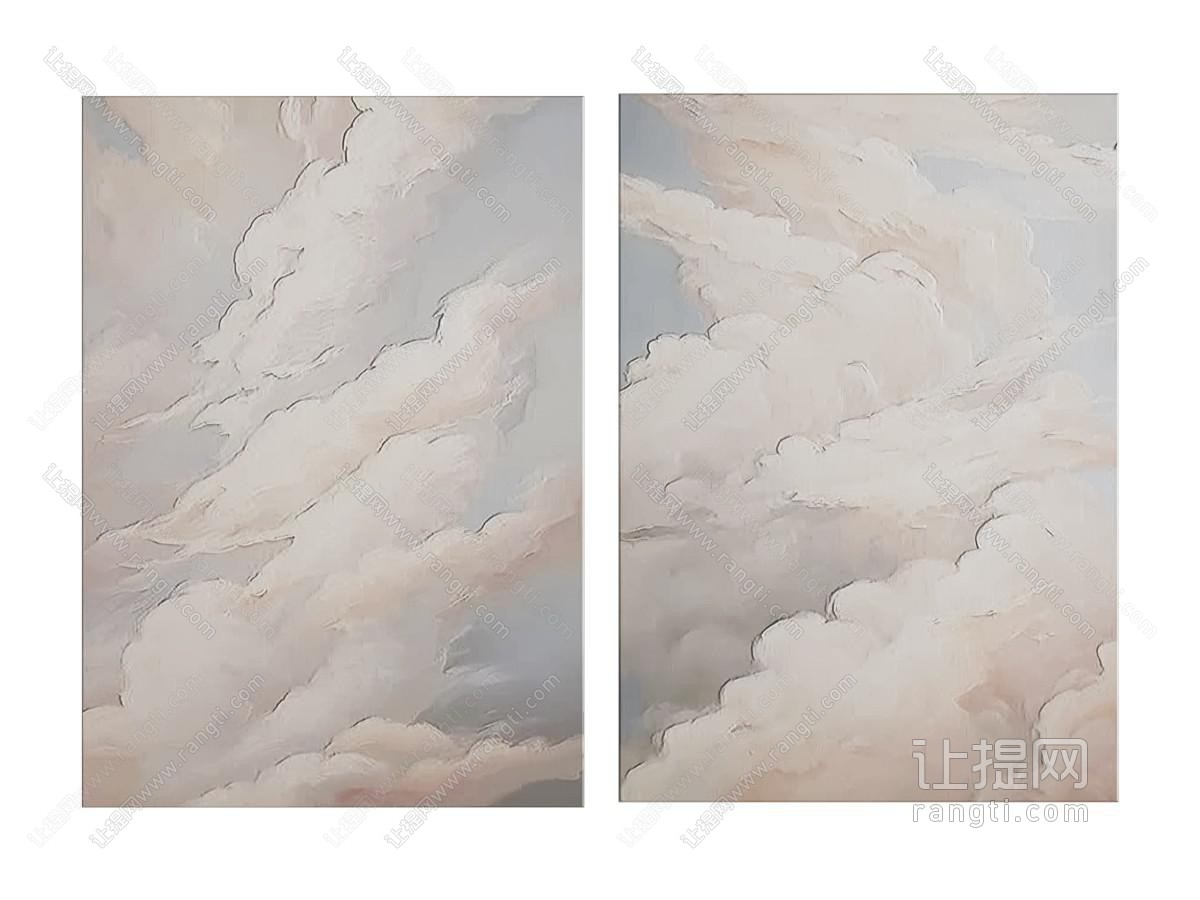 现代肌理画 装饰挂画