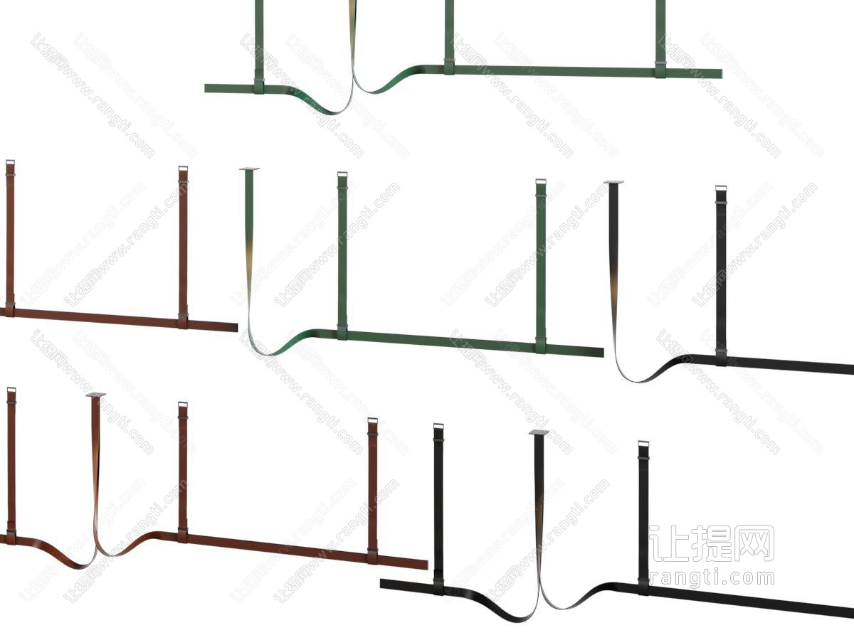 现代带状灯罩吊灯