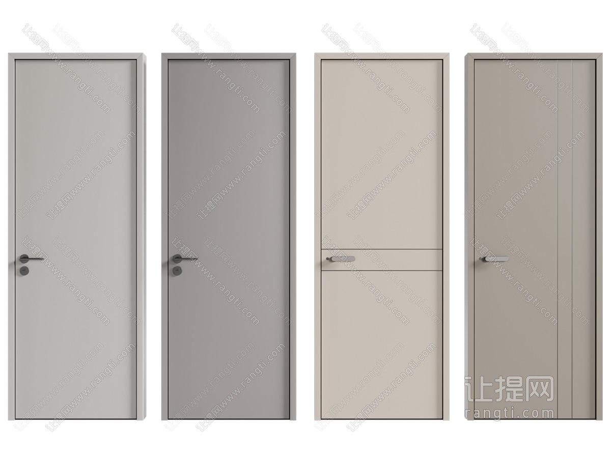 现代平开门 房门 木门