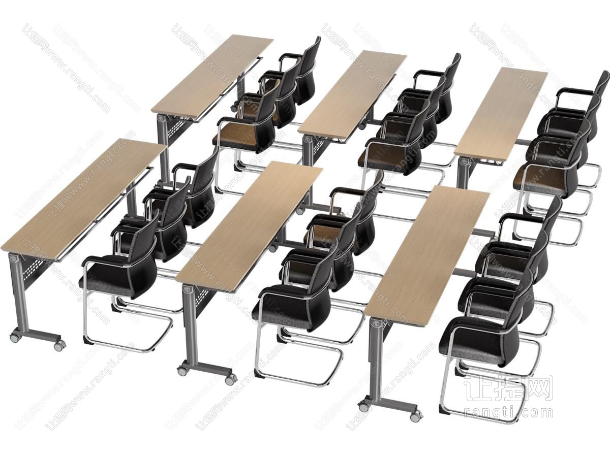 现代会议桌 培训桌 洽谈桌椅组合