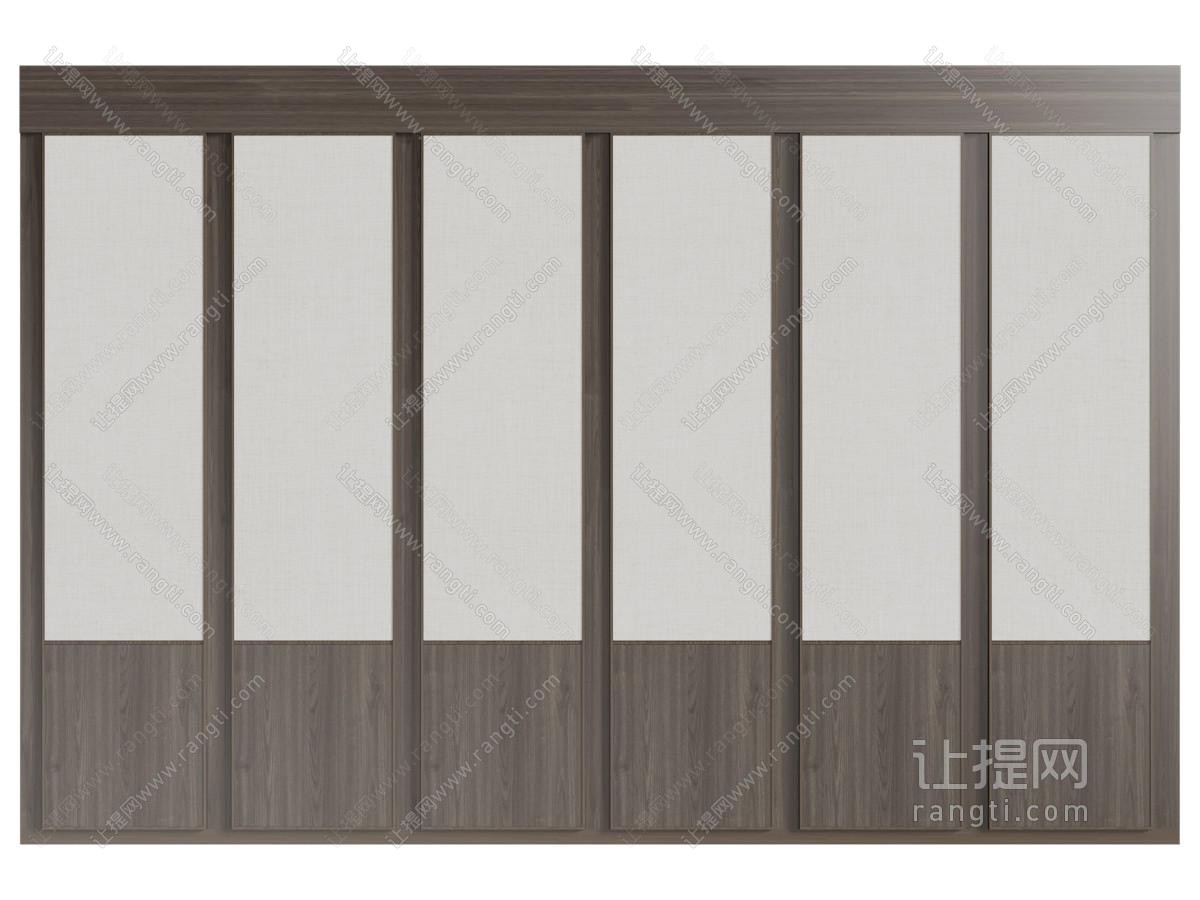 新中式实木背景墙
