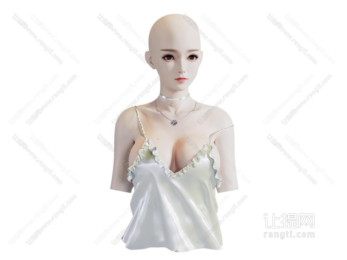 现代睡衣服装模特
