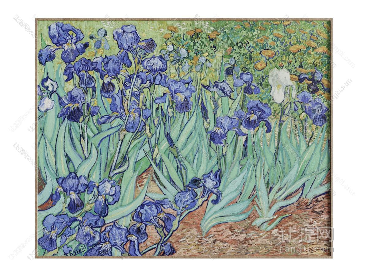现代花卉装饰挂画 油画