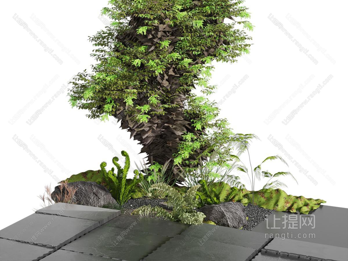 现代户外花草植物景观园艺小品