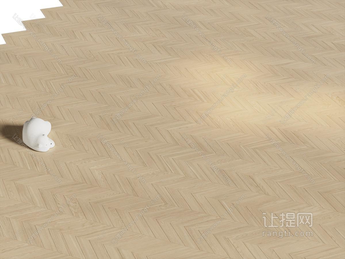 现代鱼骨纹实木地板 地面拼花