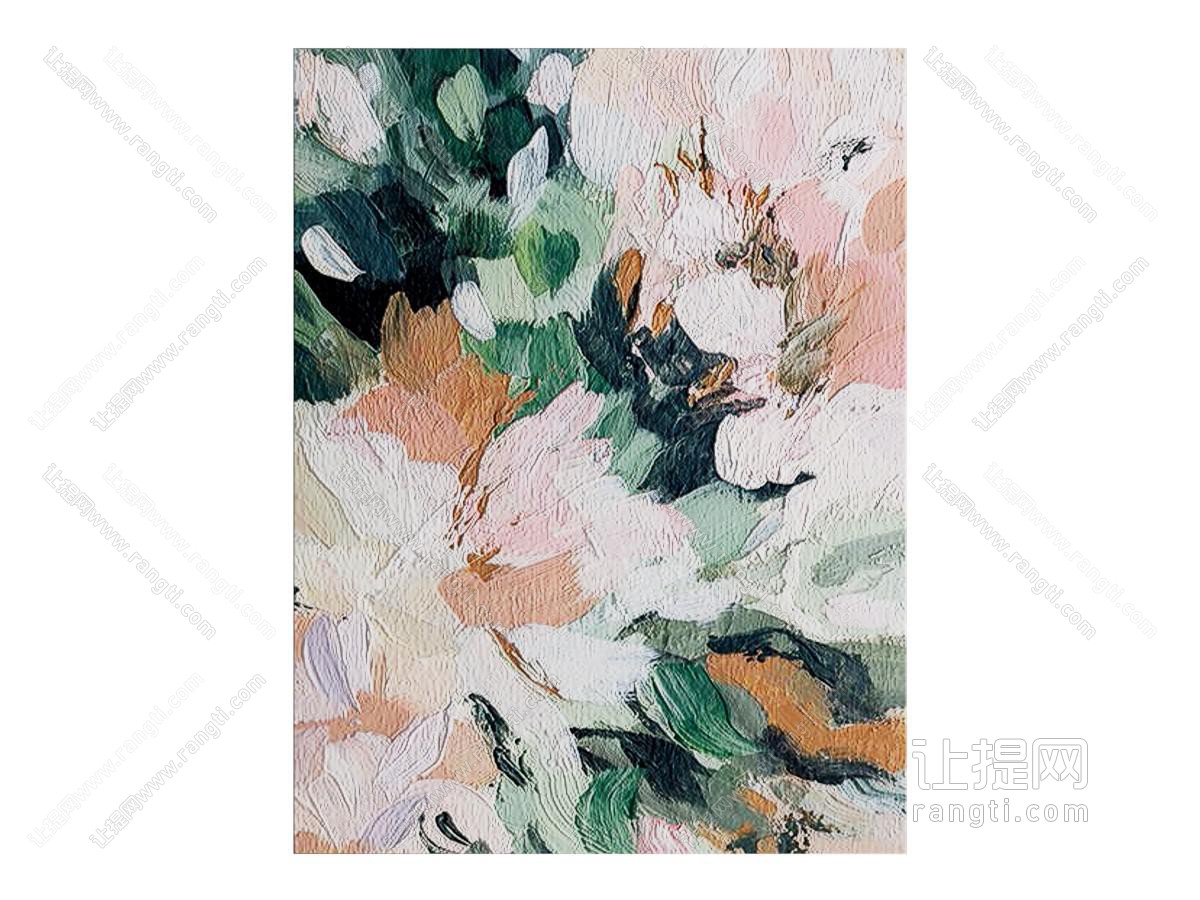 现代装饰挂画 肌理画