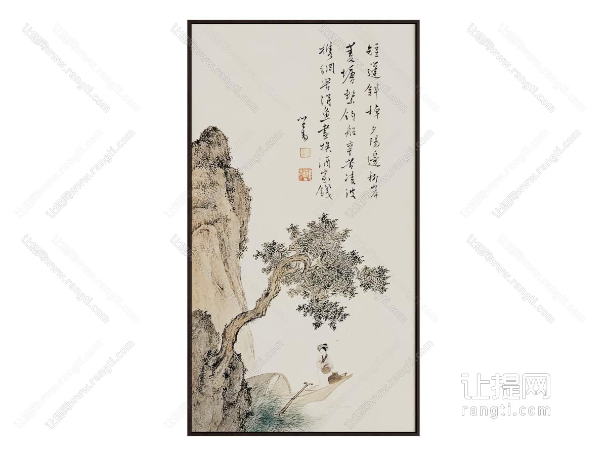 新中式装饰挂画