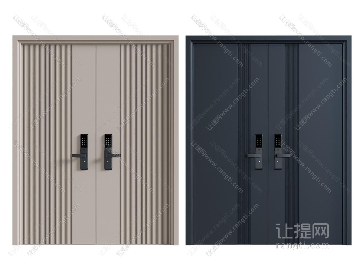 现代双开门 大门