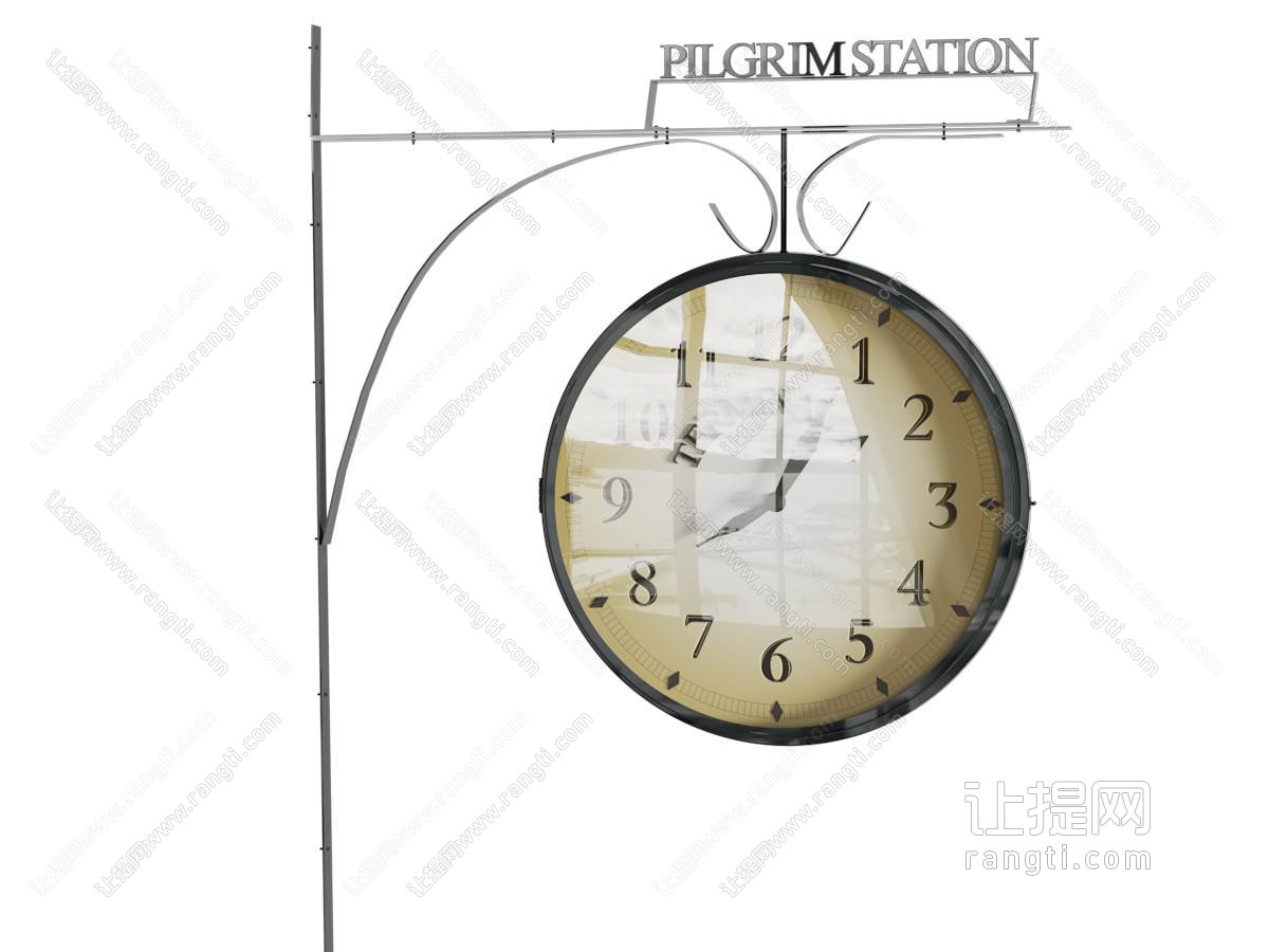 北欧钟表挂件