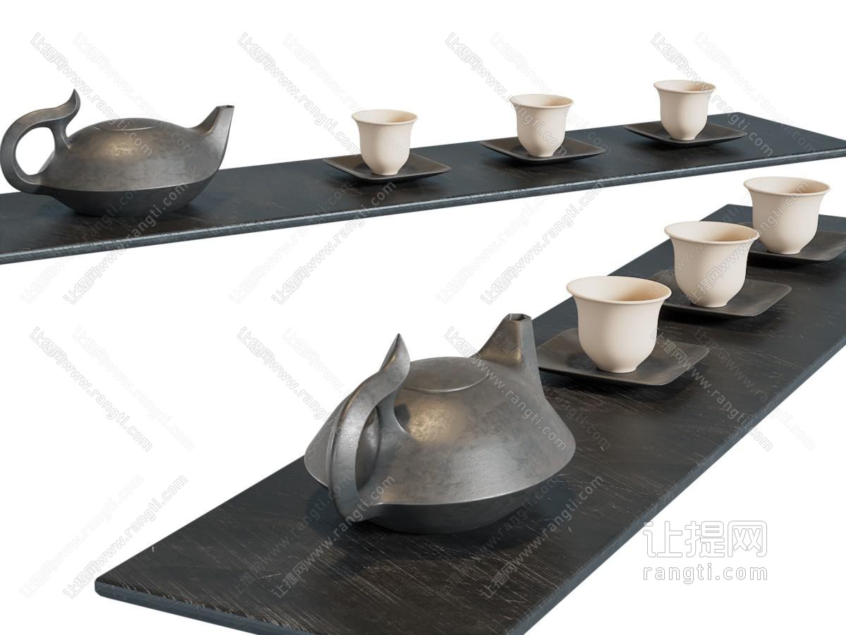 新中式茶盘 茶具杯子