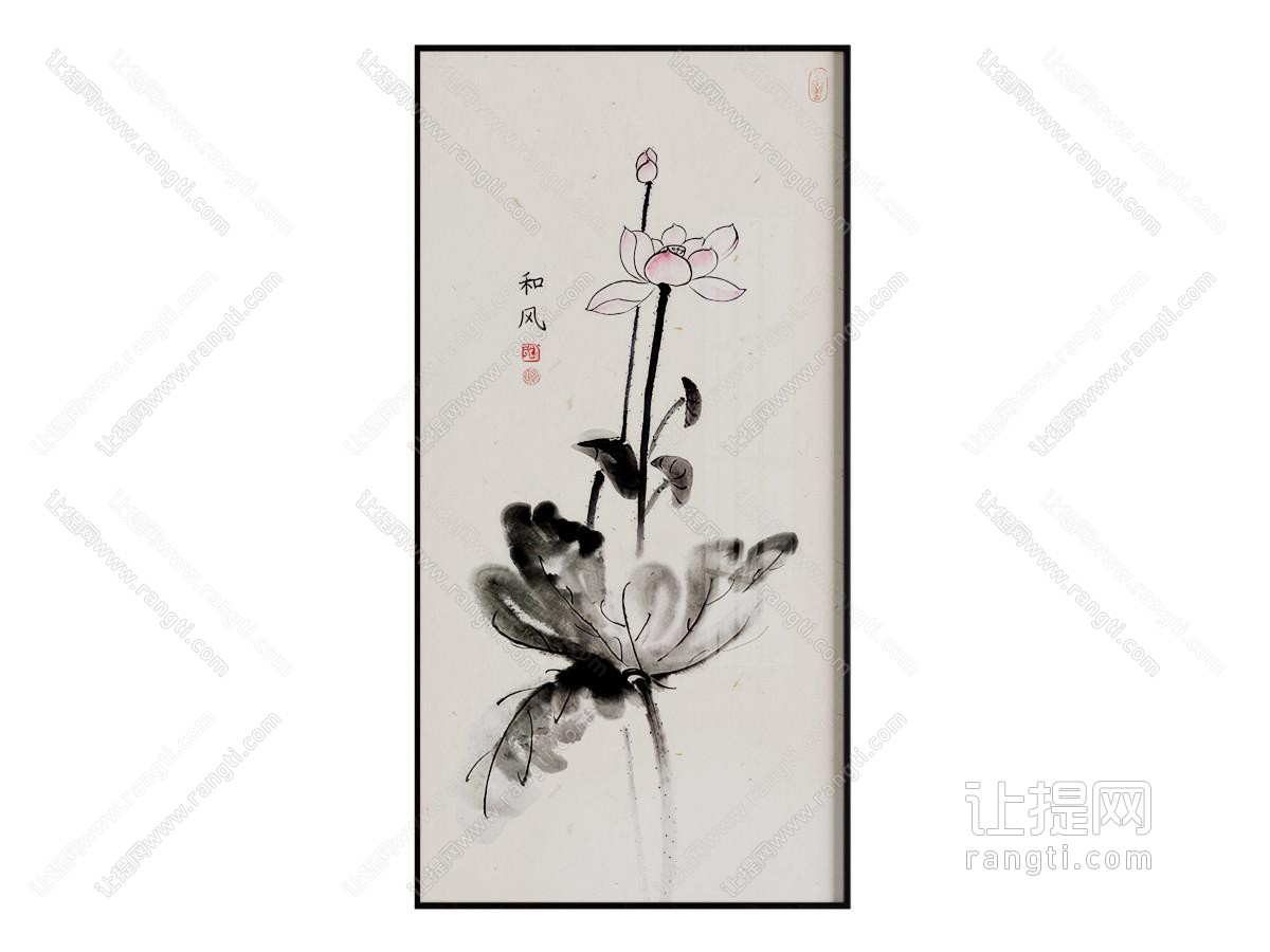 新中式装饰挂画