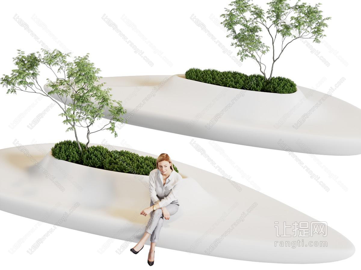 现代景观座椅 公共椅子