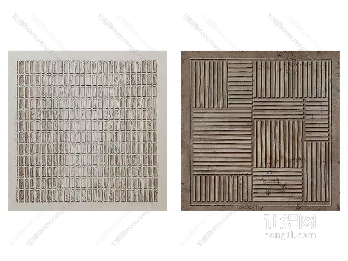 侘寂风装饰挂画 肌理画