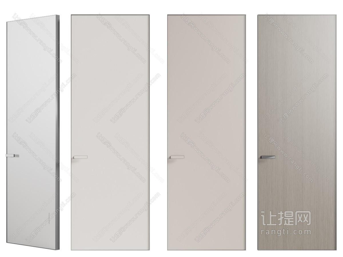 现代木门 房门 平开门