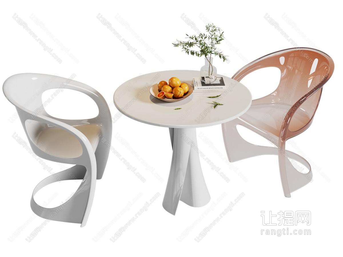 现代商务洽谈桌椅组合