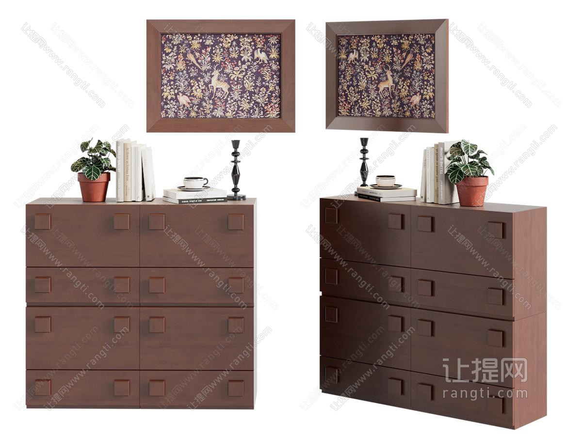 法式中古风玄关柜 边柜
