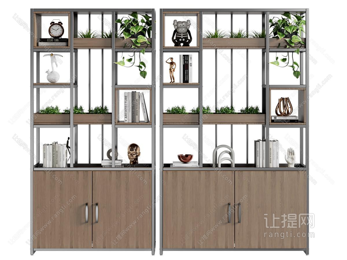 现代镂空装饰柜