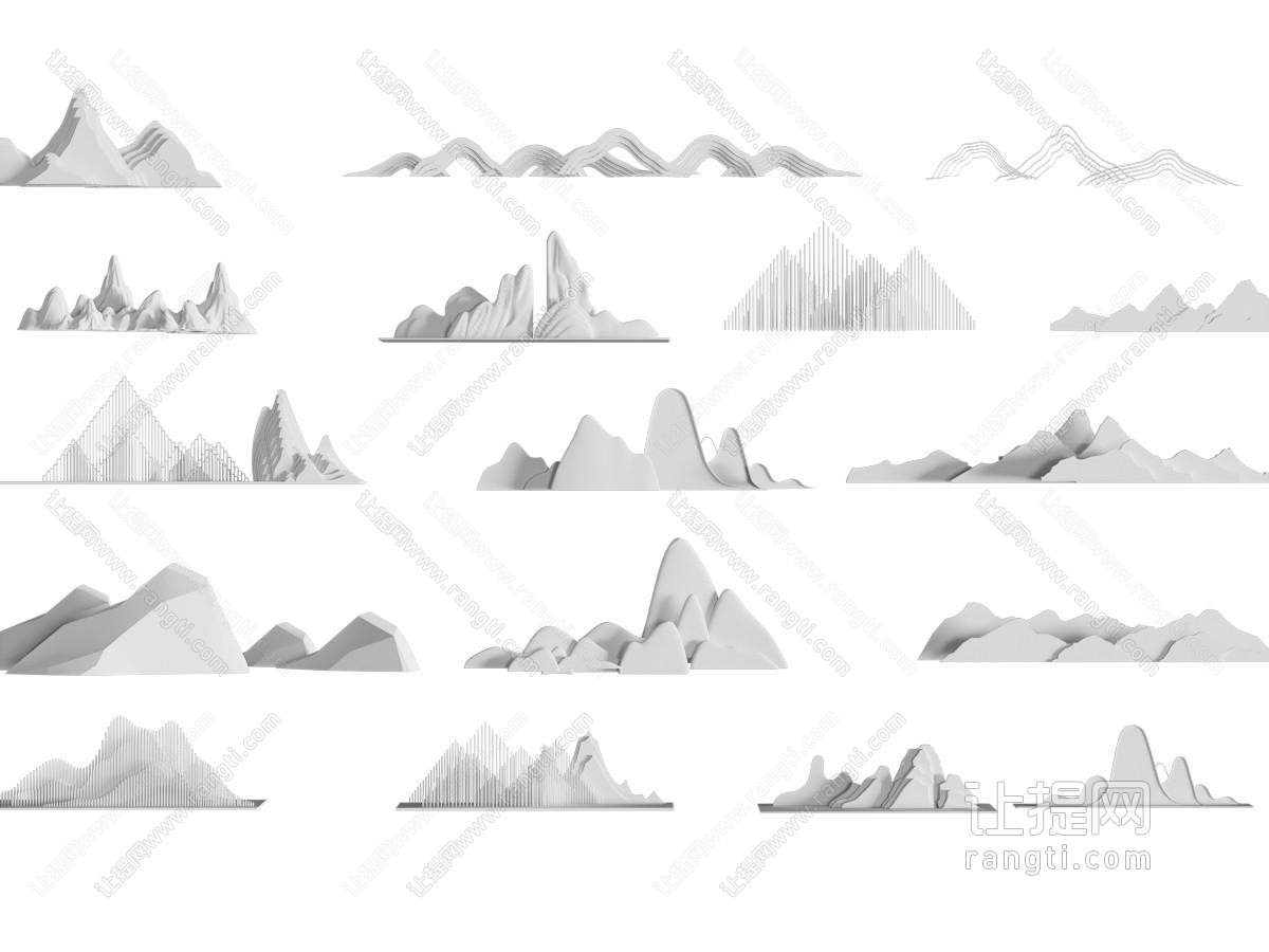 新中式假山 景观石头