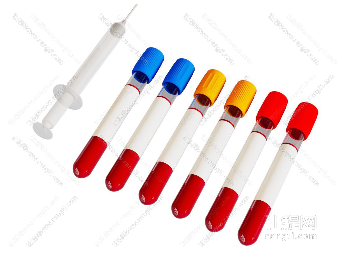现代一次性注射器 试管 医疗器械