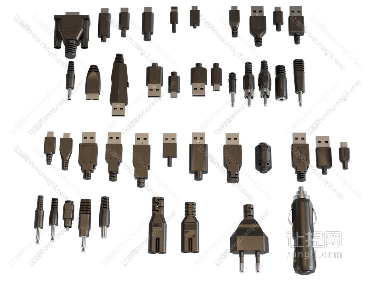 现代电源接口 USB 充电器线 充电器头
