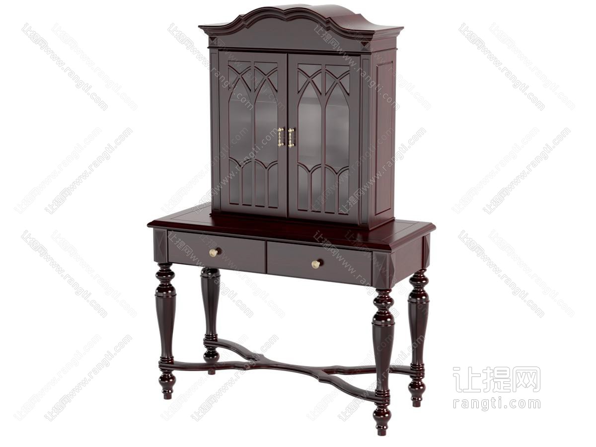 法式中古风玄关柜 边柜