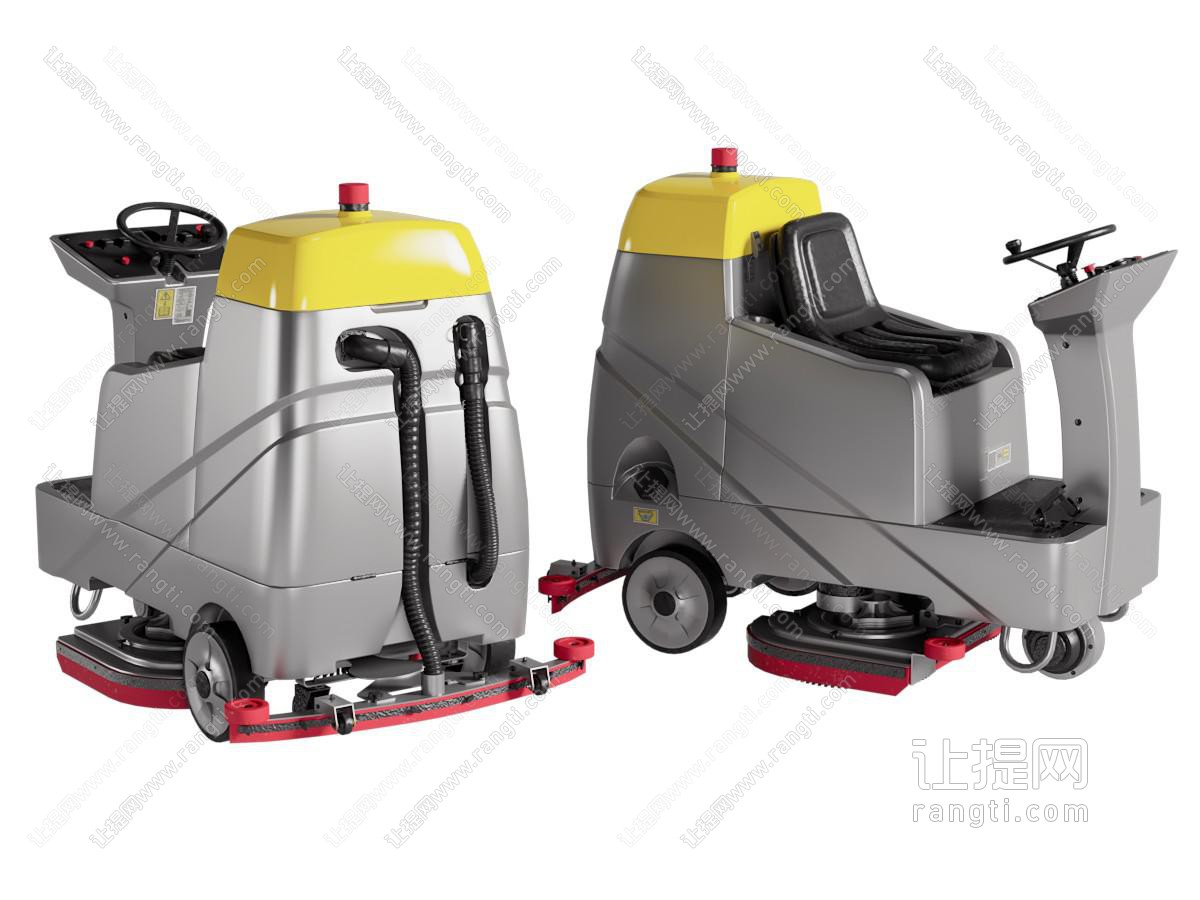 现代驾驶式扫地机 吸尘器 打扫工具