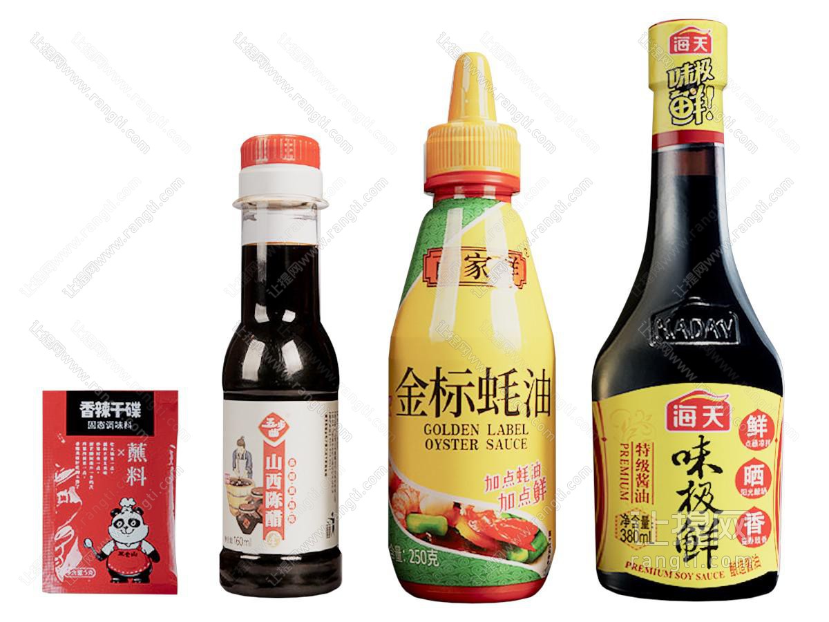 现代调料瓶 生抽 蚝油
