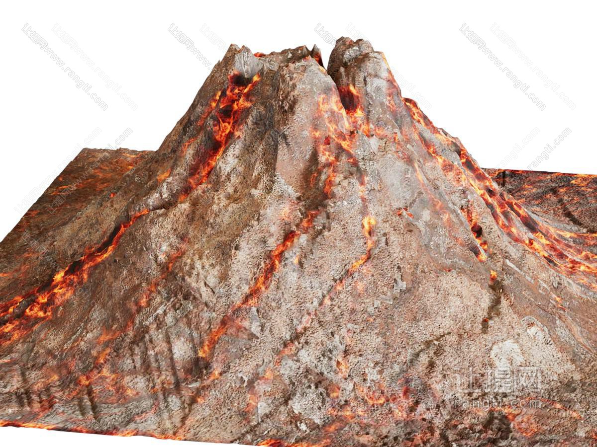 现代火山 山脉 火山岛 地形