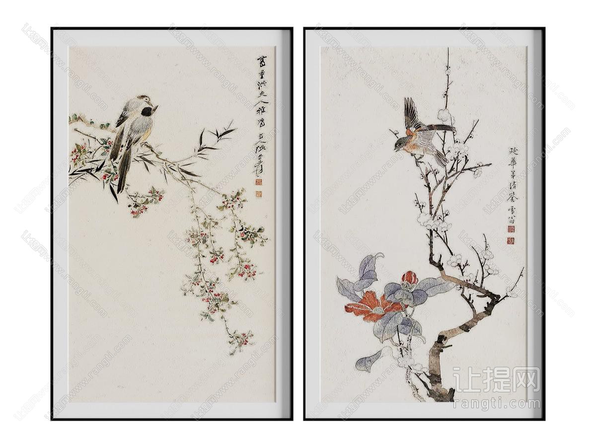 新中式装饰挂画