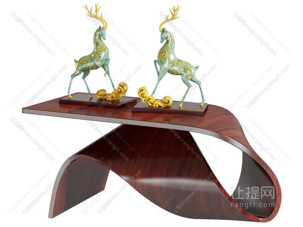 现代异形玄关柜 边柜