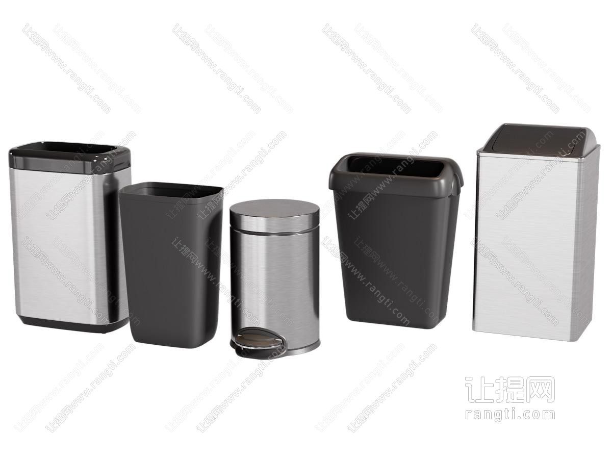 现代垃圾桶 生活用品