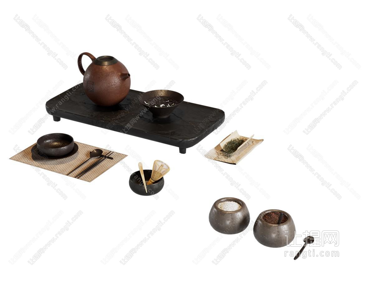 新中式茶盘 茶壶 茶具杯子