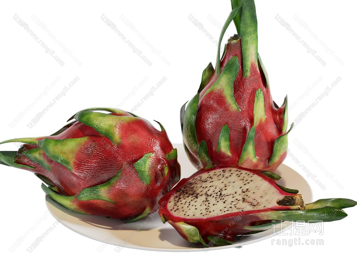 现代火龙果 水果食物