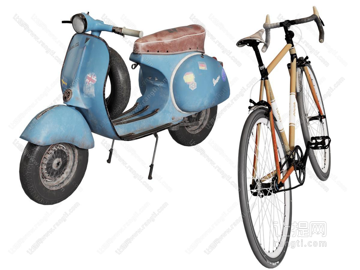 现代自行车 电瓶车 电动摩托车