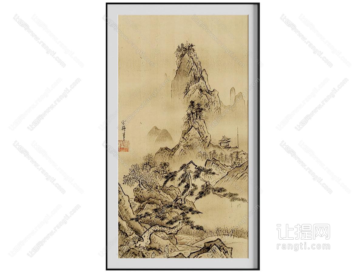 新中式装饰挂画