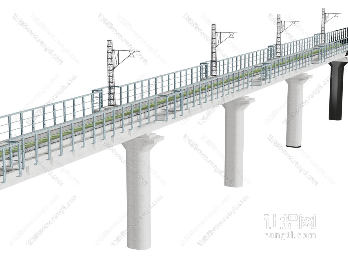 现代高架桥 铁路高架桥