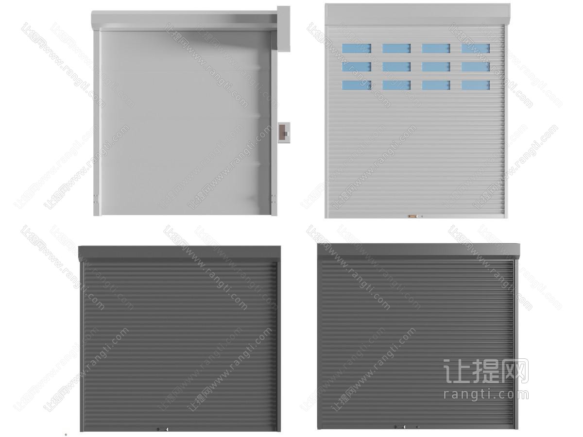 现代仓库门 车库门 卷闸门 大门