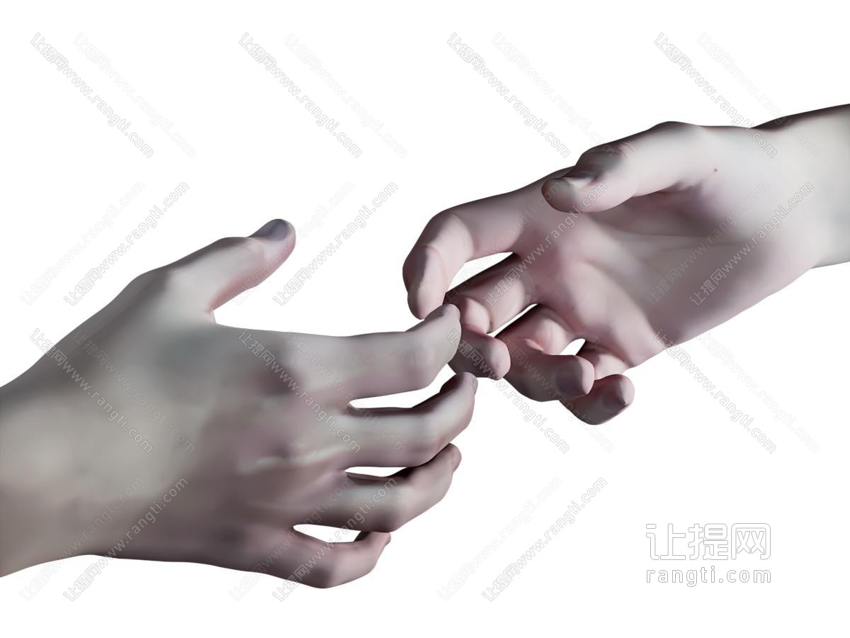 现代牵手 拉手 手势 伸手 女人的手