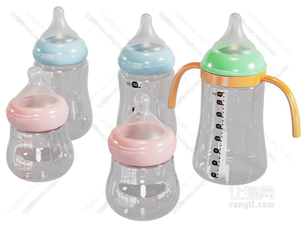现代塑料奶瓶 生活用品