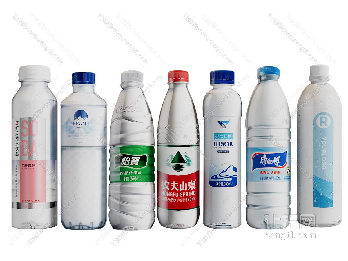 现代瓶装纯净水 矿泉水 农夫山泉 怡宝饮用水