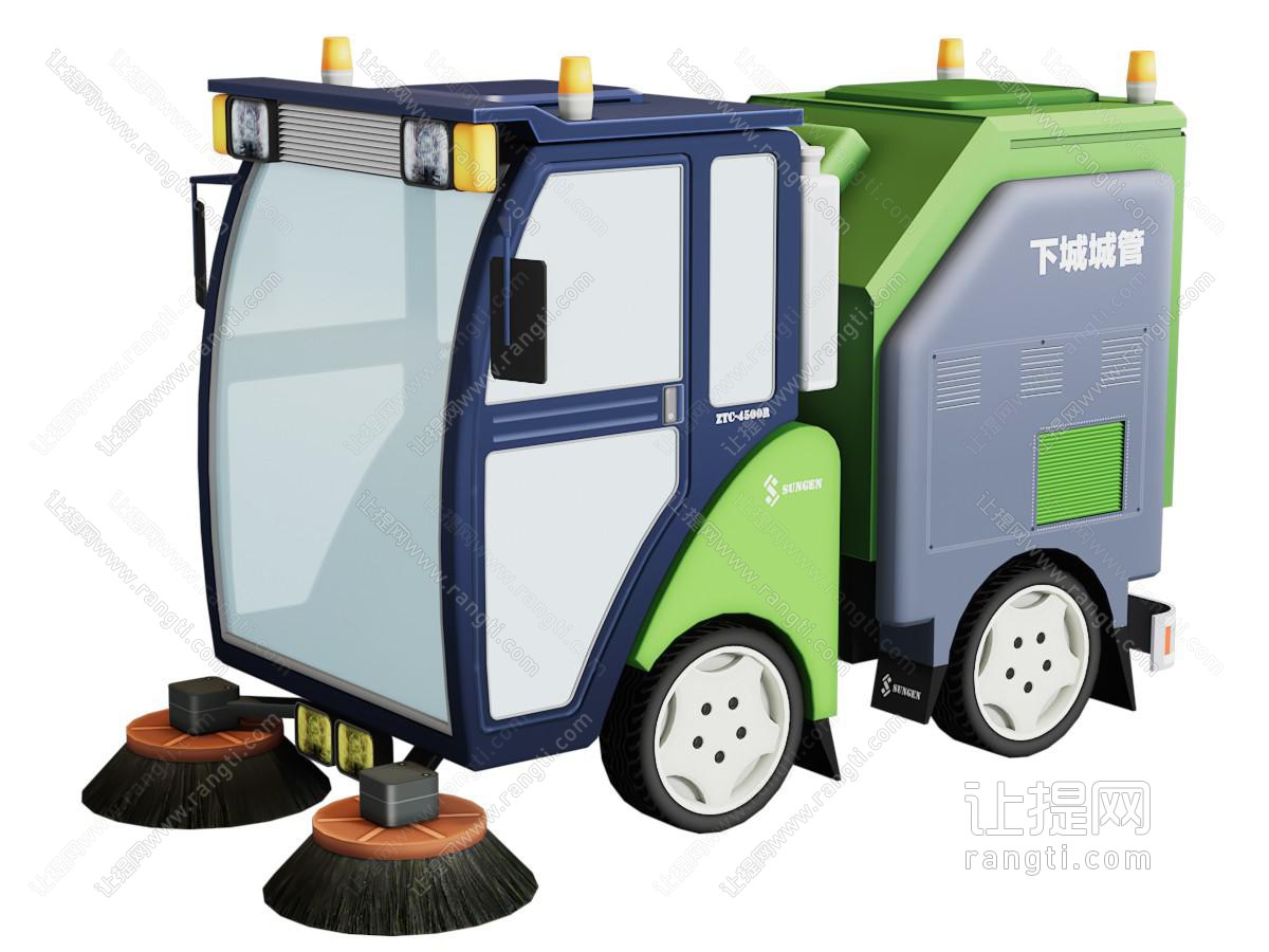 现代扫地机 清扫车 垃圾清扫车