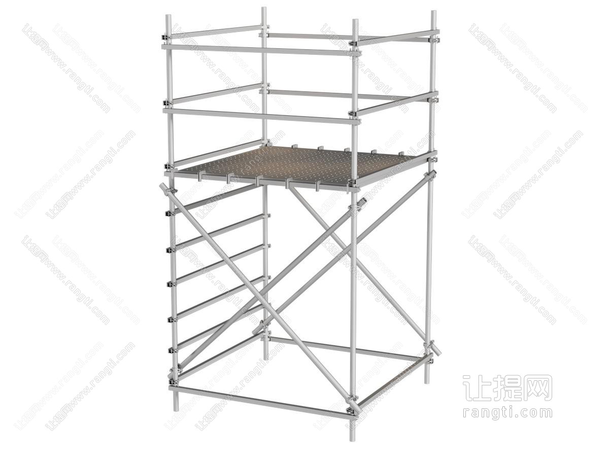 现代钢架 脚手架 五金件 登高架 施工器材