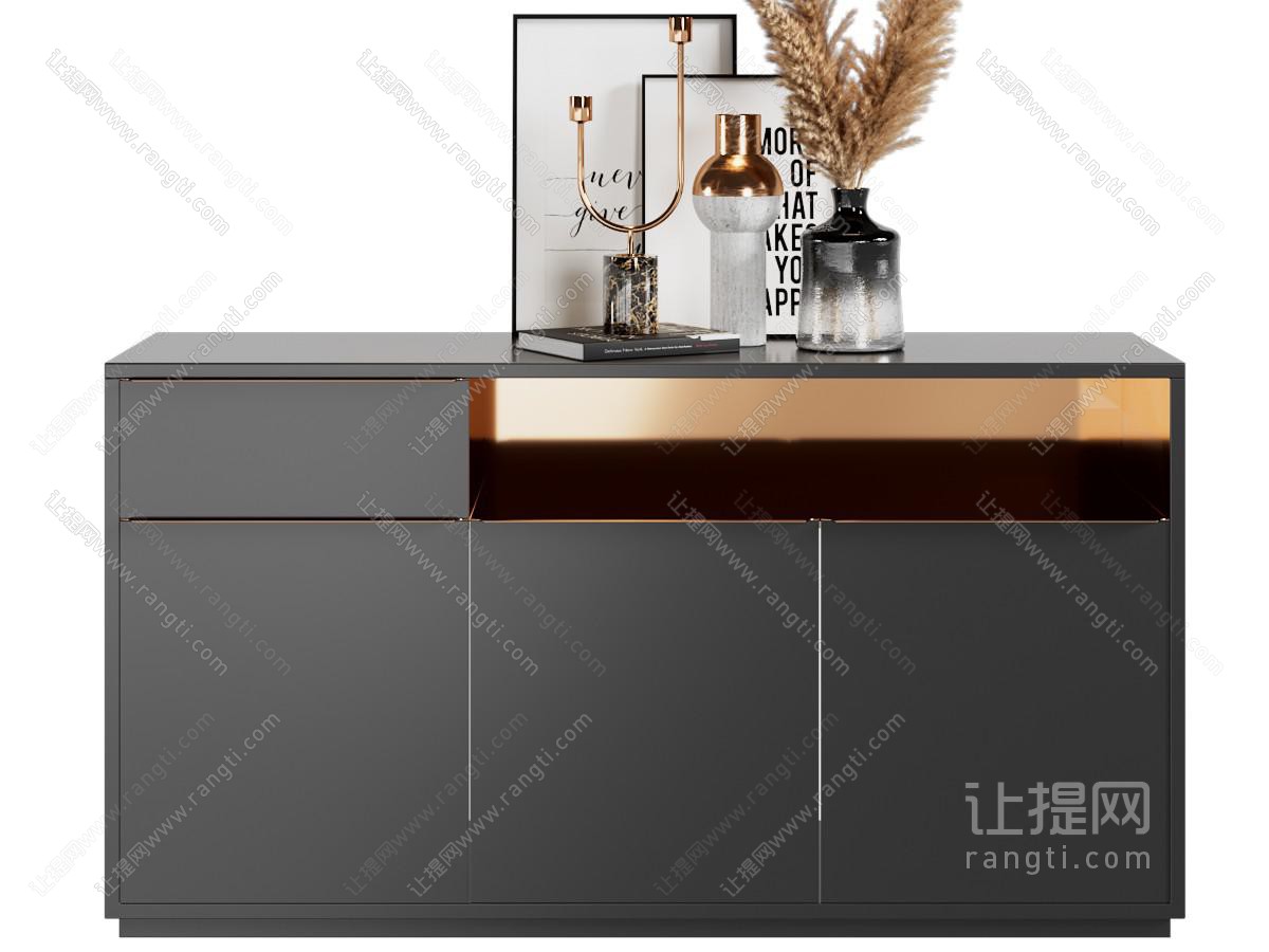 现代玄关柜 边柜