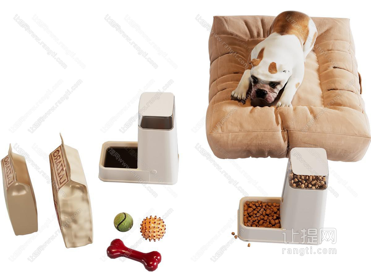 现代宠物狗窝 狗粮 生活用品