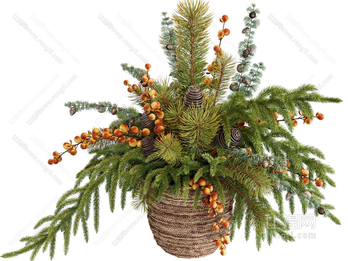 现代花篮 花瓶花卉 花盆花束